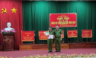 Trại giam Định Thành tổ chức Hội thi Cảnh sát quản giáo giỏi năm 2022