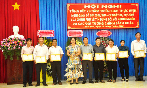 Hiệu quả chính sách tín dụng ở Thoại Sơn