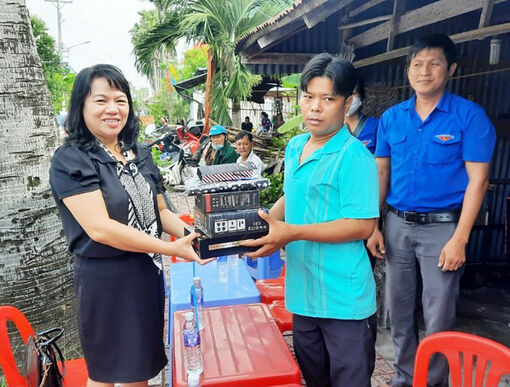 Hỗ trợ thanh niên khuyết tật ở Tịnh Biên làm kinh tế