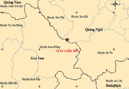 Động đất ở Quảng Ngãi