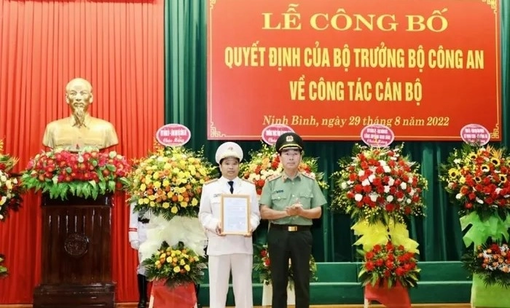 Phó Chánh văn phòng Cơ quan CSĐT làm Giám đốc Công an Ninh Bình