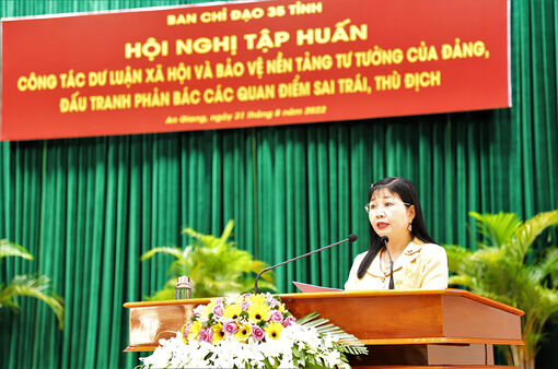 Tập huấn công tác dư luận xã hội và bảo vệ nền tảng tư tưởng của Đảng