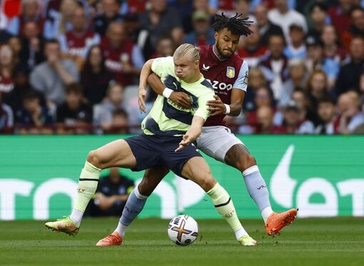 Haaland lập công, Man City bị Aston Villa cầm hòa