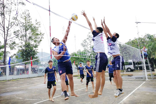 Sân chơi hào hứng trong lễ hội