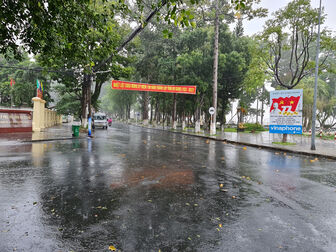 An Giang có mưa lớn trên diện rộng kéo dài đến ngày 9/9/2022