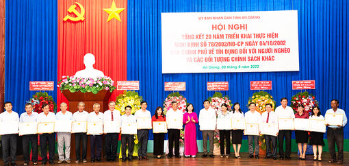 An Giang thực hiện hiệu quả các chương trình tín dụng đối với người nghèo và các đối tượng chính sách khác