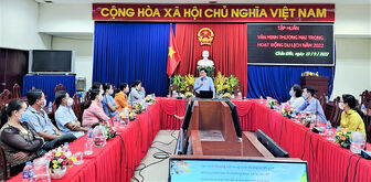 Tập huấn về văn minh thương mại cho tiểu thương TP. Châu Đốc