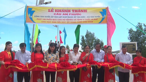 Khánh thành cầu An Phước xã Tân Tuyến