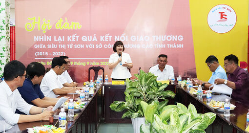An Giang kết nối giao thương giữa siêu thị Tứ Sơn với Sở Công Thương các tỉnh, thành phố