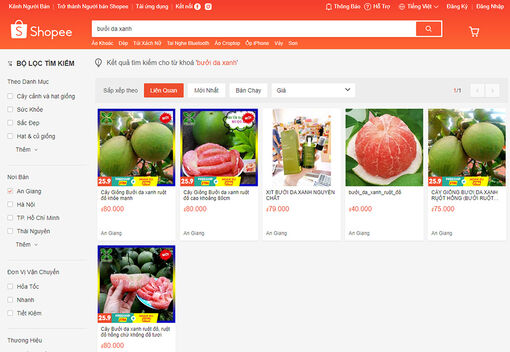 Đưa nông sản lên sàn thương mại điện tử