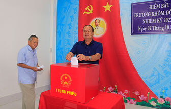 TP. Long Xuyên tổ chức bầu cử Trưởng ấp, khóm nhiệm kỳ 2022-2027
