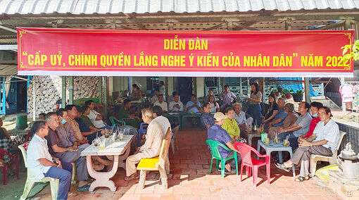 Thoại Sơn “lắng nghe dân nói”