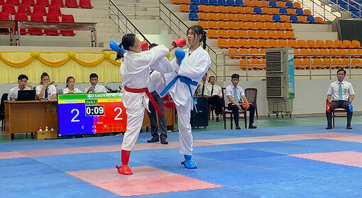 An Giang phát triển môn võ Karatedo