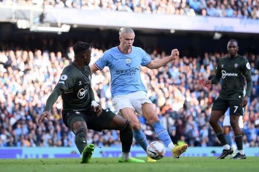 Haaland tiếp tục ghi bàn, Man City thắng dễ Southampton