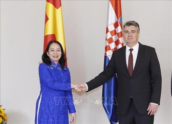 Phó Chủ tịch nước Võ Thị Ánh Xuân hội kiến Tổng thống Croatia