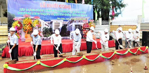 Khởi công xây dựng trụ sở UBND TX. Tân Châu