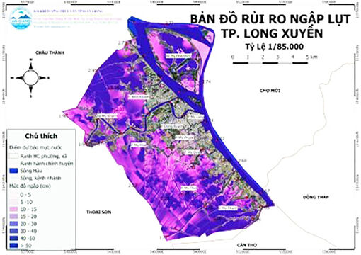Nâng báo động lũ trên sông Cửu Long
