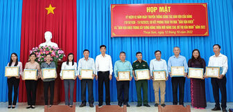 Huyện Thoại Sơn họp mặt kỷ niệm 92 năm ngày truyền thống công tác dân vận của Đảng