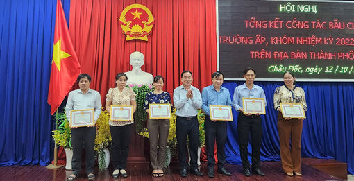 TP. Châu Đốc tổ chức thành công cuộc bầu cử trưởng ấp, khóm