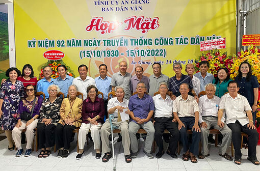 Ban Dân vận Tỉnh ủy An Giang kỷ niệm 92 năm Ngày truyền thống công tác dân vận của Đảng