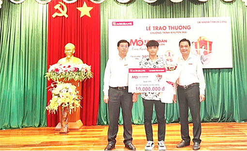 Agribank chi nhánh An Giang tổ chức trao thưởng Chương trình Khuyến mại “Mở tài khoản  – Nhận quà lớn cùng Agribank”