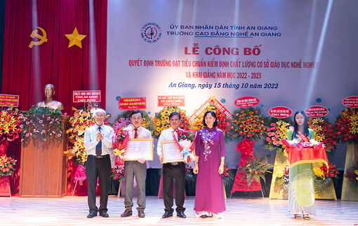 Trường Cao đẳng Nghề An Giang khai giảng năm học mới 2022-2023