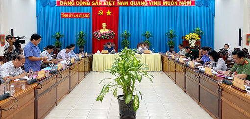 Ban Chỉ đạo phòng, chống tham nhũng, tiêu cực tỉnh An Giang họp phiên thứ I