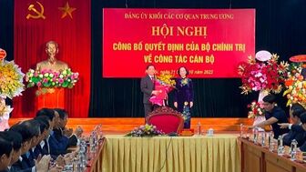 Đồng chí Nguyễn Văn Thể giữ chức Bí thư Đảng ủy Khối các cơ quan Trung ương