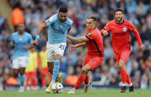 Haaland ghi cú đúp, Man City đánh bại Brighton