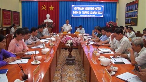 Thoại Sơn tập trung các nhiệm vụ trọng tâm các tháng cuối năm 2022