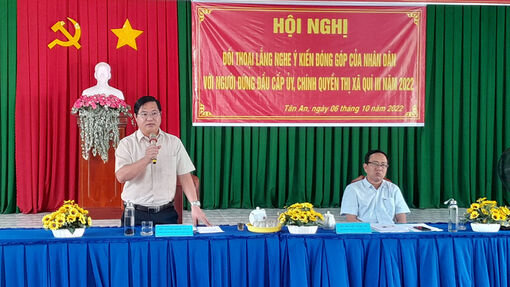 Đảng bộ Tân Châu ngày càng gần dân