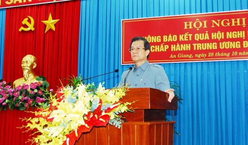 Ban Thường vụ Tỉnh ủy An Giang thông báo kết quả Hội nghị lần thứ 6, Ban Chấp hành Trung ương Đảng (khóa XIII)