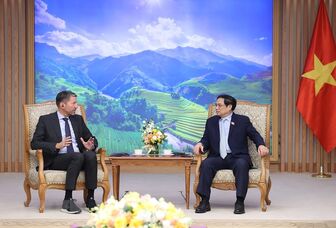 Hình ảnh Thủ tướng Phạm Minh Chính tiếp Tổng Giám đốc Tập đoàn Adidas