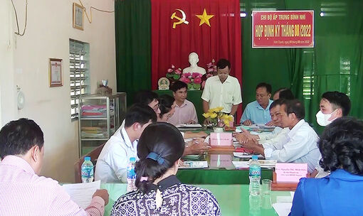 Thoại Sơn tiếp tục đổi mới, nâng cao chất lượng sinh hoạt chi bộ