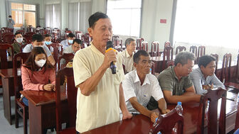 Tổ đại biểu HĐND tỉnh An Giang tiếp xúc cử tri nông dân