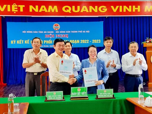 Hội Nông dân tỉnh An Giang đẩy mạnh hợp tác với Hội Nông dân TP. Hà Nội