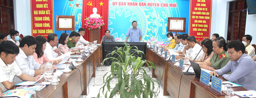 Ban Chỉ đạo tỉnh An Giang kiểm tra tình hình thực hiện chính sách BHXH, BHYT tại huyện Chợ Mới