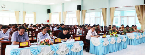 Châu Thành tổng kết công tác diễn tập phòng, chống thiên tai, tìm kiếm cứu nạn năm 2022
