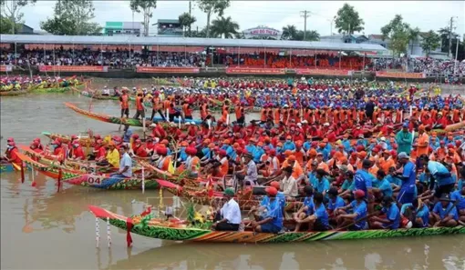 54 đội tranh tài tại Giải đua ghe Ngo Đồng bằng sông Cửu Long năm 2022