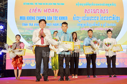 Liên hoan múa không chuyên dân tộc Khmer: Huyện Trà Cú đoạt giải A chương trình