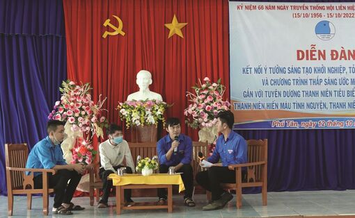 Mỗi thanh niên là một tấm gương lan tỏa giá trị tốt đẹp