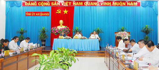 Ban Thường vụ Tỉnh ủy An Giang họp đầu tháng 11