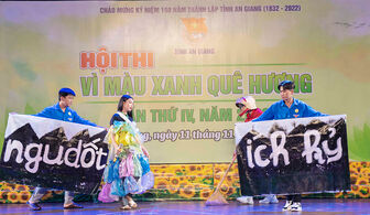 Đoàn khối Cơ quan và Doanh nghiệp tỉnh An Giang đoạt hạng nhất Hội thi “Vì màu xanh quê hương lần thứ IV/ 2022”