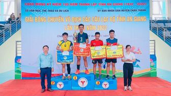 Huyện Châu Thành vô địch Giải bóng chuyền vô địch các câu lạc bộ tỉnh An Giang lần thứ II/2022