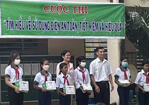 Cuộc thi “Tìm hiểu về sử dụng điện an toàn, tiết kiệm và hiệu quả”