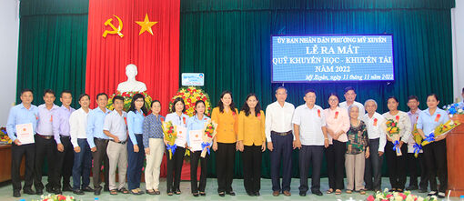 Ra mắt Quỹ Khuyến học – Khuyến tài phường Mỹ Xuyên