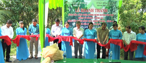 TP. Châu Đốc khánh thành một số công trình cầu, đường