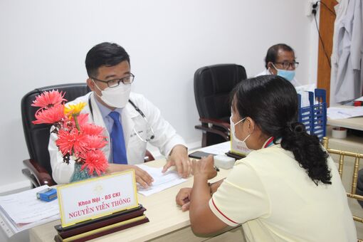 Khám sức khỏe, tầm soát bệnh tật miễn phí cho các thành viên MTTQVN TP. Long Xuyên