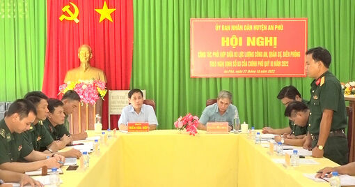 An Phú tăng cường phối hợp giữ vững an ninh trật tự