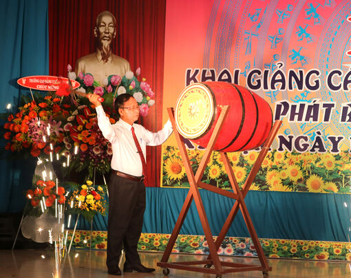 Trường Trung cấp Nghề Dân tộc nội trú An Giang tổ chức lễ khai giảng năm học 2022-2023